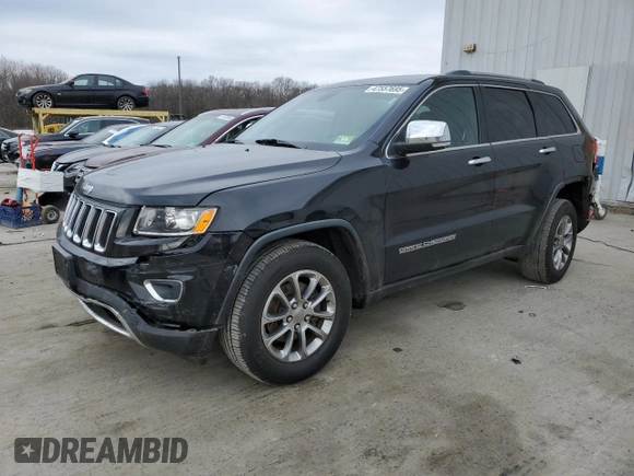 2015 Jeep Grand Cherokee Limited with VIN 1C4RJFBG0FC679986, listed as a Copart auction lot 47557695 with 92,689 mi miles and Salvage Title. Bid and sale history available at carsss.com. Image 1.