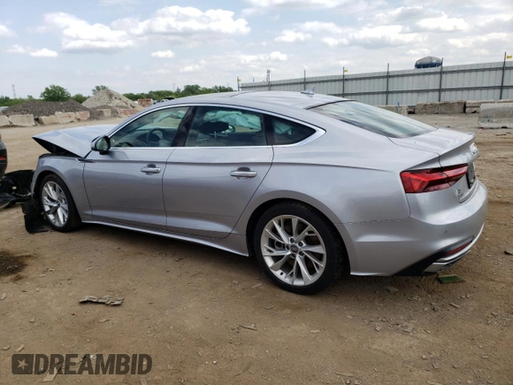 2020 Audi A5 Sportback Premium Plus with VIN WAUCNCF59LA020388, listed as a Copart auction lot 55458853 with 35,331 mi miles. Bid and sale history available at carsss.com. Image 2.