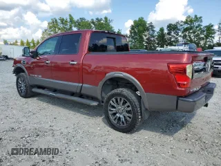 2016 Nissan Titan Platinum Reserve with VIN 1N6BA1F48GN507244, listed as a Copart auction lot 63213795 with 115,124 mi miles and Salvage title. Bid and sale history available at DreamBid. Image 2.