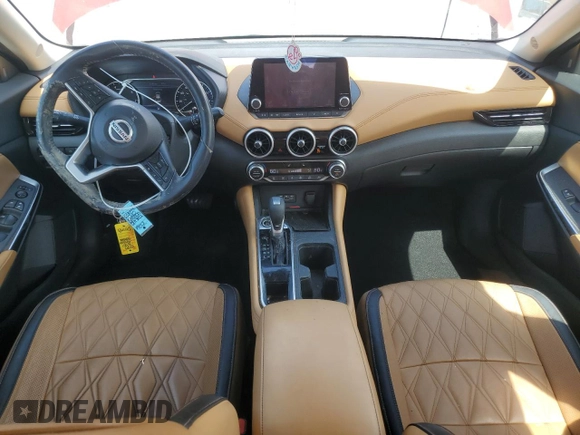 2020 Nissan Sentra SV with VIN 3N1AB8CV9LY306499, listed as a Copart auction lot 54952555 with 22,881 mi miles and Salvage Title. Bid and sale history available at DreamBid. Image 8.