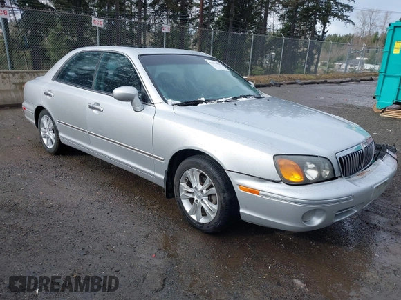 2003 Hyundai XG with VIN KMHFU45EX3A239639, listed as a IAAI auction lot 41473400 with 273,972 mi miles and . Bid and sale history available at DreamBid. Image 1.