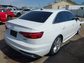 2023 Audi A4 S line Premium Plus with VIN WAUEAAF41PN015426, listed as a IAAI auction lot 41851254 with 39,142 mi miles and . Bid and sale history available at DreamBid. Image 4.