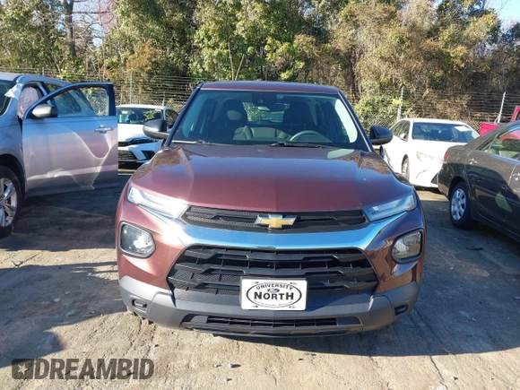 2022 Chevrolet TrailBlazer LS with VIN KL79MNSL2NB014152, listed as a IAAI auction lot 41737751 with 40,816 mi miles. Bid and sale history available at carsss.com. Image 12.