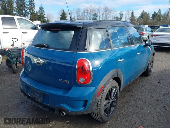 2011 MINI Countryman S z VIN WMWZC3C56BWL80093, wystawiony jako IAAI lot #41538755 z przebiegiem 108 551 mil mil oraz . Historia ofert i sprzedaży dostępna na DreamBid. Obrazek 4.