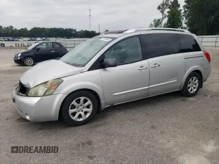 2007 Nissan Quest S with VIN 5N1BV28U57N123234, listed as a Copart auction lot 72026404 with 182,372 mi miles and Salvage Title. Bid and sale history available at carsss.com. Image 1.