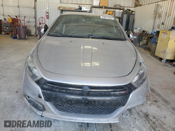 2015 Dodge Dart SXT with VIN 1C3CDFBBXFD141392, listed as a Copart auction lot 53811955 with 198,410 mi miles and Salvage Title. Bid and sale history available at carsss.com. Image 5.