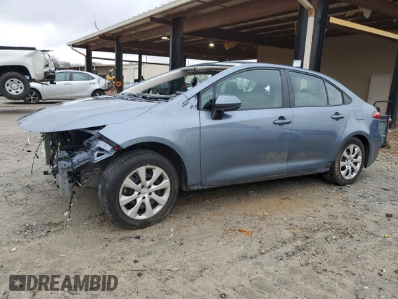 2024 Toyota Corolla LE with VIN 5YFB4MDE8RP164965, listed as a Copart auction lot 44899155 with 11,695 mi miles and Salvage Title. Bid and sale history available at carsss.com. Image 1.