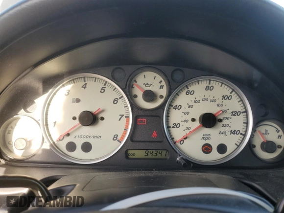 2002 Mazda MX-5 Miata Cloth with VIN JM1NB353X20228420, listed as a Copart auction lot 47949235 with 94,341 mi miles and Salvage title. Bid and sale history available at DreamBid. Image 9.