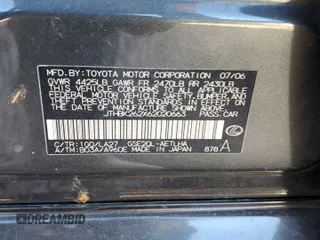 2006 Lexus IS 250 z VIN JTHBK262X62020663, wystawiony jako Copart lot #43966885 z przebiegiem 174 150 mil mil oraz Szkody całkowita. Historia ofert i sprzedaży dostępna na DreamBid. Obrazek 14.