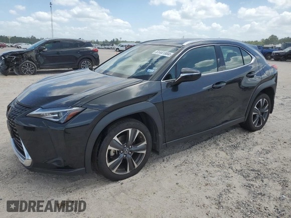 2022 Lexus UX with VIN JTHX3JBH0N2051278, listed as a Copart auction lot 61441804 with 34,317 mi miles and Salvage Title. Bid and sale history available at carsss.com. Image 1.