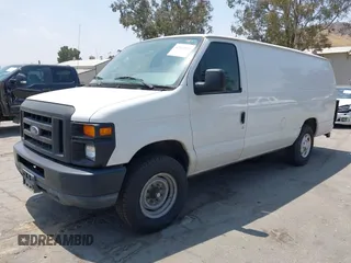 2011 Ford Econoline Cargo Commercial with VIN 1FTNS2EW8BDA45160, listed as a IAAI auction lot 42143028 with 244,352 mi miles and . Bid and sale history available at DreamBid. Image 2.