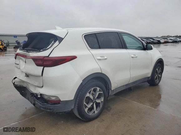 2020 Kia Sportage LX with VIN KNDPM3AC3L7784439, listed as a Copart auction lot 83446704 with 112,023 mi miles and Salvage Title. Bid and sale history available at carsss.com. Image 3.