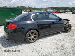 2012 Infiniti G25 Journey with VIN JN1DV6AP2CM812367, listed as a Copart auction lot 55430775 with 120,256 mi miles and Salvage title. Bid and sale history available at DreamBid. Image 3.