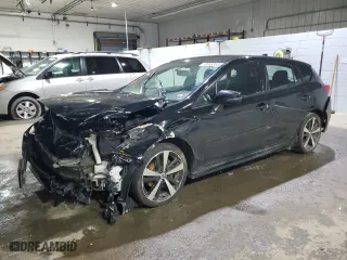 2017 Subaru Impreza Sport with VIN 4S3GTAL67H1752229, listed as a Copart auction lot 85537834 with 120,343 mi miles and Salvage Title. Bid and sale history available at carsss.com. Image 1.