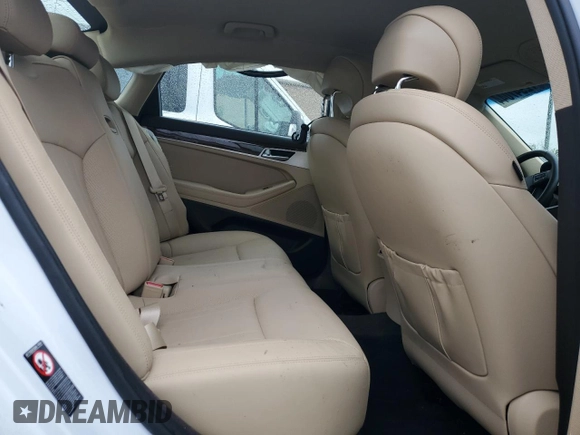 2018 Genesis G80 3.8L with VIN KMHGN4JE0JU240981, listed as a Copart auction lot 72947044 with 43,870 mi miles and Salvage Title. Bid and sale history available at carsss.com. Image 10.
