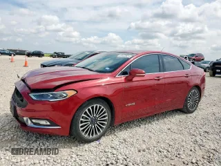 2018 Ford Fusion Titanium with VIN 3FA6P0RU4JR163088, listed as a Copart auction lot 64422625 with 61,259 mi miles and Salvage title. Bid and sale history available at DreamBid. Image 1.