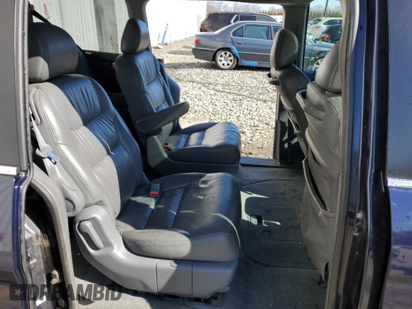 2006 Honda Odyssey EX-L with VIN 5FNRL38686B012884, listed as a Copart auction lot 46986245 with 191,295 mi miles and Salvage Title. Bid and sale history available at carsss.com. Image 10.