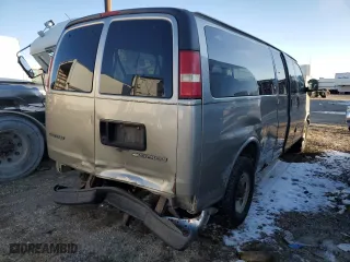 2003 Chevrolet Express Passenger with VIN 1GAHG39U831149690, listed as a Copart auction lot 87654505 with 166,729 mi miles and Salvage Title. Bid and sale history available at carsss.com. Image 3.