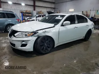 2010 Hyundai Genesis with VIN KMHGC4DE6AU075830, listed as a Copart auction lot 43765815 with 212,489 mi miles and Salvage Title. Bid and sale history available at carsss.com. Image 1.