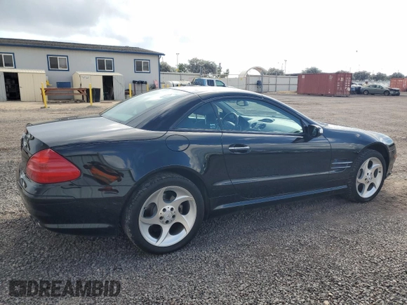 2005 Mercedes-Benz SL 500 with VIN WDBSK75F75F098620, listed as a Copart auction lot 55349735 with Not Provided miles and Clean Title. Bid and sale history available at DreamBid. Image 3.