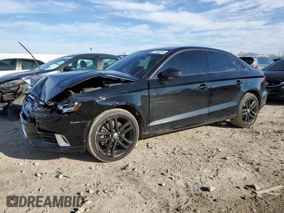 2018 Audi A3 Sedan Premium with VIN WAUB8GFF7J1005436, listed as a Copart auction lot 77723243 with 97,339 mi miles. Bid and sale history available at carsss.com. Image 1.