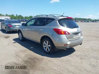 2010 Nissan Murano S with VIN JN8AZ1MU8AW011795, listed as a IAAI auction lot 42069867 with 153,847 mi miles. Bid and sale history available at carsss.com. Image 3.