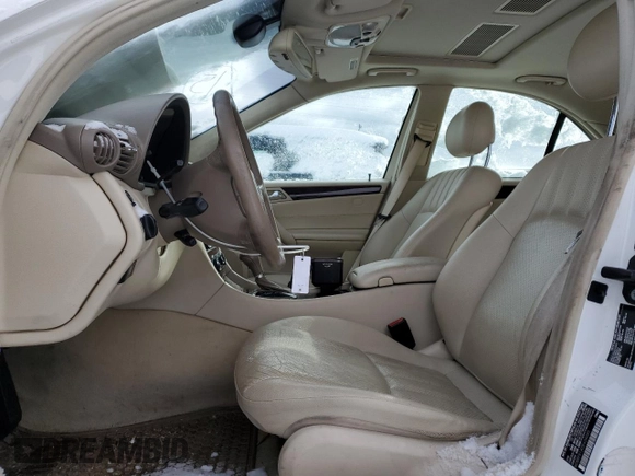 2005 Mercedes-Benz C 240 with VIN WDBRF81J45F634085, listed as a Copart auction lot 46106315 with 155,017 mi miles and Salvage Title. Bid and sale history available at DreamBid. Image 7.