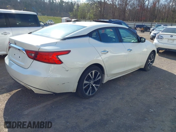 2017 Nissan Maxima Platinum with VIN 1N4AA6AP9HC444350, listed as a IAAI auction lot 41761566 with 90,604 mi miles and . Bid and sale history available at DreamBid. Image 4.