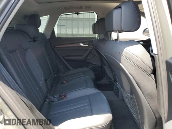 2023 Audi Q5 S line Premium Plus with VIN WA1E2AFYXP2109190, listed as a Copart auction lot 58004343 with 3,338 mi miles and . Bid and sale history available at DreamBid. Image 10.