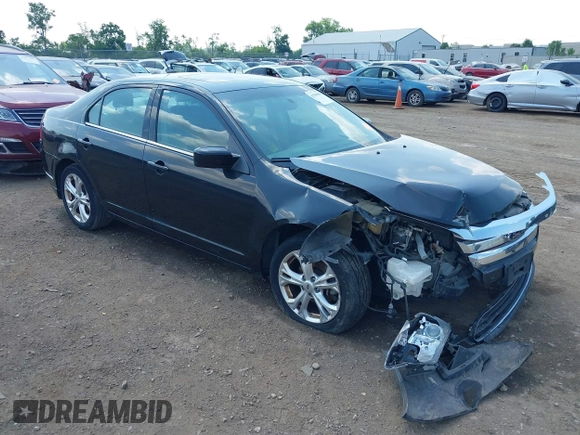 2012 Ford Fusion SE with VIN 3FAHP0HA0CR374615, listed as a IAAI auction lot 42594819 with 124,168 mi miles and . Bid and sale history available at DreamBid. Image 1.