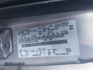 2014 Ford Escape Titanium with VIN 1FMCU9J94EUD01966, listed as a IAAI auction lot 41226043 with 132,730 mi miles. Bid and sale history available at carsss.com. Image 9.