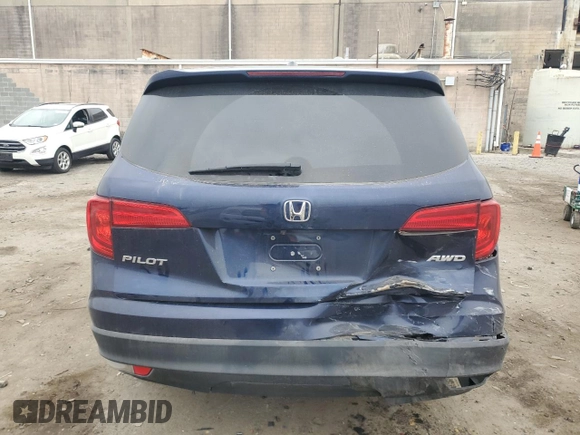 2016 Honda Pilot EX-L with VIN 5FNYF6H52GB088176, listed as a Copart auction lot 47723345 with 78,392 mi miles and Salvage Title. Bid and sale history available at DreamBid. Image 6.