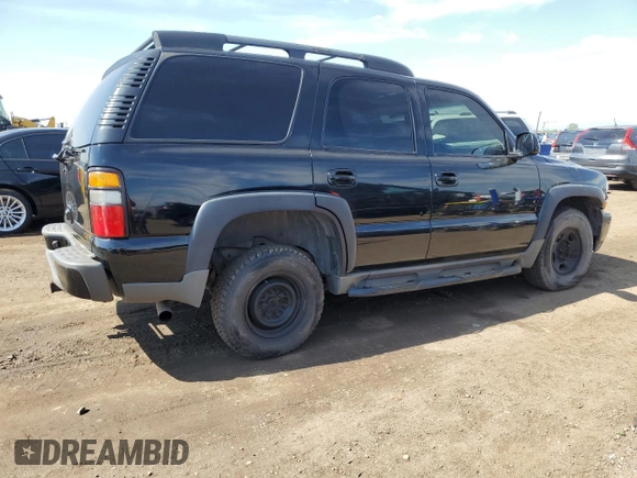 2005 Chevrolet Tahoe Z71 z VIN 1GNEK13ZX5R245480, wystawiony jako Copart lot #56321935 z przebiegiem 177 488 mil mil oraz Szkoda całkowita • Salvage title. Historia ofert i sprzedaży dostępna na DreamBid. Obrazek 3.