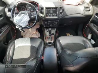 2020 Jeep Compass Trailhawk with VIN 3C4NJDDB1LT189318, listed as a Copart auction lot 50199885 with 93,943 mi miles and Non Repairable. Bid and sale history available at carsss.com. Image 8.