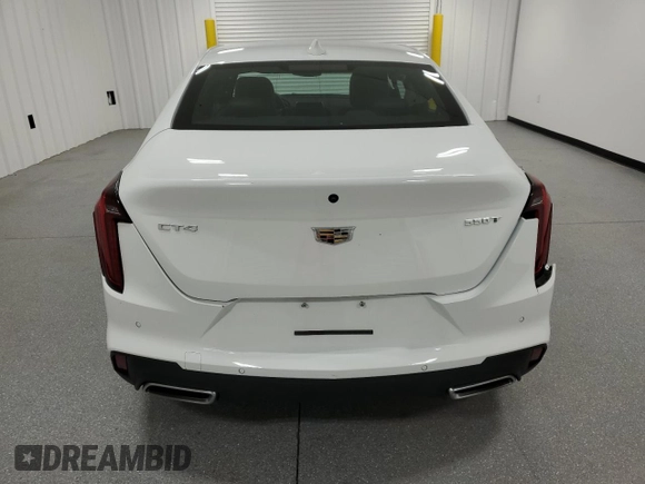 2024 Cadillac CT4 Luxury z VIN 1G6DA5RK3R0129124, wystawiony jako Copart lot #81768174 z przebiegiem 13 452 mil mil oraz Czysty tytuł • Clean title. Historia ofert i sprzedaży dostępna na DreamBid. Obrazek 6.