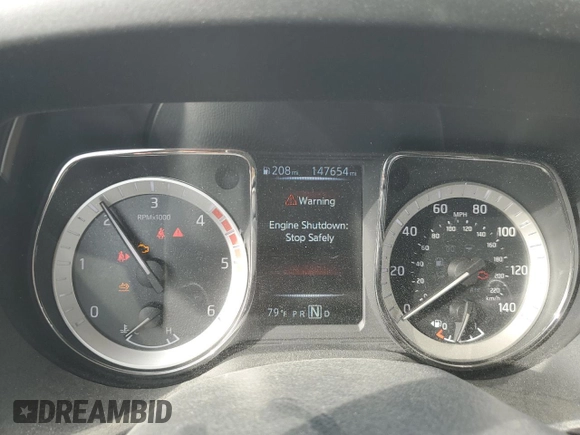 2016 Nissan Titan S with VIN 1N6BA1F14GN517646, listed as a Copart auction lot 55381575 with 147,654 mi miles and Salvage title. Bid and sale history available at DreamBid. Image 9.