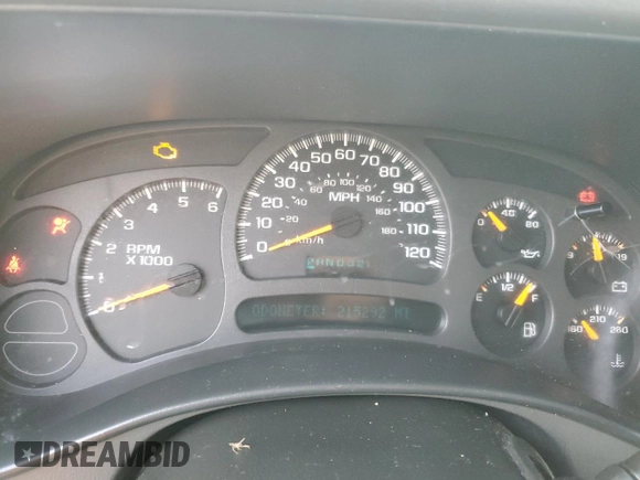 2004 Chevrolet Suburban LT z VIN 3GNEC16T04G275736, wystawiony jako Copart lot #41985385 z przebiegiem 215 292 mil mil oraz Nie do naprawy • Non repairable. Historia ofert i sprzedaży dostępna na DreamBid. Obrazek 9.