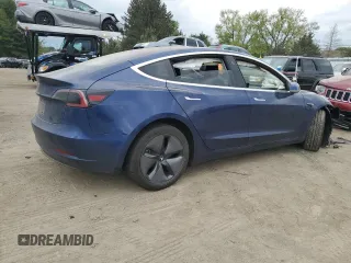 2018 Tesla Model 3 Long Range Battery with VIN 5YJ3E1EA9JF013144, listed as a Copart auction lot 53880835 with Not Provided miles and Salvage Title. Bid and sale history available at DreamBid. Image 3.