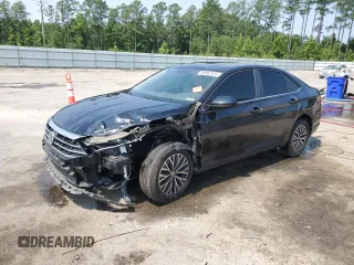 2019 Volkswagen Jetta S with VIN 3VWC57BU6KM243297, listed as a Copart auction lot 59267335 with 74,775 mi miles and Salvage title. Bid and sale history available at DreamBid. Image 1.