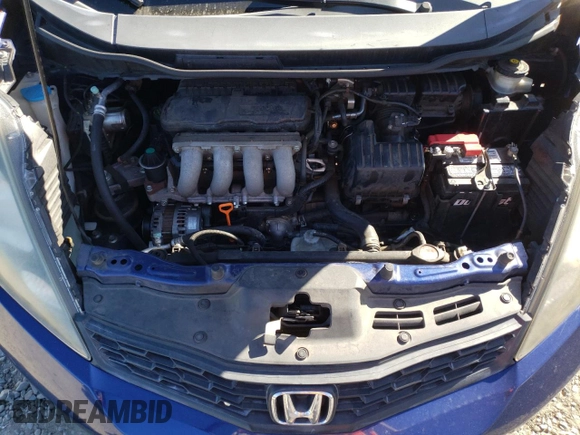 2013 Honda Fit Sport with VIN JHMGE8H57DC072654, listed as a Copart auction lot 48356135 with 82,557 mi miles and Salvage Title. Bid and sale history available at carsss.com. Image 11.