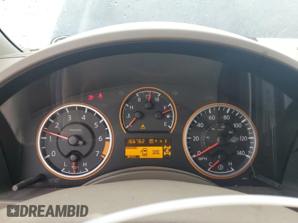 2011 Nissan Titan SL with VIN 1N6AA0EC3BN319271, listed as a Copart auction lot 46430375 with 166,762 mi miles and Salvage Title. Bid and sale history available at carsss.com. Image 9.