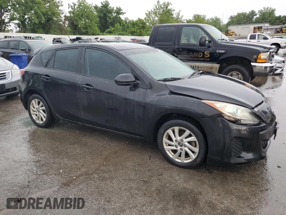 2013 Mazda 3 i Touring with VIN JM1BL1L73D1761247, listed as a Copart auction lot 62831295 with 142,184 mi miles and Salvage title. Bid and sale history available at DreamBid. Image 4.