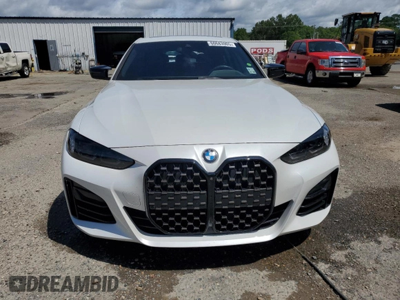 2022 BMW 4 Series M440i xDrive with VIN WBA13AW07NFM58905, listed as a Copart auction lot 60683905 with 18,664 mi miles and Salvage title. Bid and sale history available at DreamBid. Image 5.