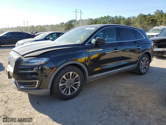 2020 Lincoln Nautilus Reserve with VIN 2LMPJ6K96LBL04723, listed as a Copart auction lot 51236505 with 75,631 mi miles and Salvage Title. Bid and sale history available at carsss.com. Image 1.