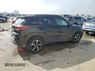 2022 Chevrolet TrailBlazer RS with VIN KL79MTSL2NB113817, listed as a Copart auction lot 50630965 with 39,588 mi miles and Salvage Title. Bid and sale history available at carsss.com. Image 3.
