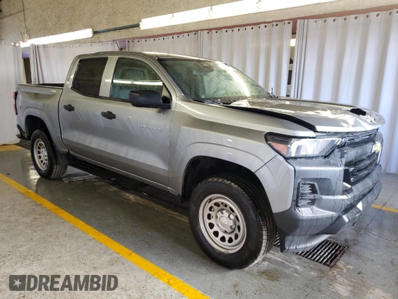 2024 Chevrolet Colorado 2WD Work Truck with VIN 1GCGSBEC6R1125843, listed as a Copart auction lot 80292464 with 12,476 mi miles and Clean title. Bid and sale history available at DreamBid. Image 4.