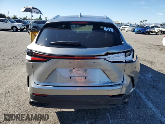 2023 Lexus NX with VIN JTJAKCEZ1P5008237, listed as a Copart auction lot 38348174 with 8,691 mi miles. Bid and sale history available at carsss.com. Image 6.