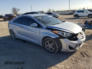 2013 Hyundai Elantra Coupe GS with VIN KMHDH6AE7DU004693, listed as a Copart auction lot 85608474 with 105,756 mi miles and Salvage Title. Bid and sale history available at carsss.com. Image 4.