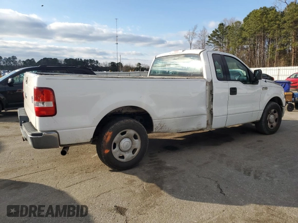 2004 Ford F-150 XL with VIN 1FTRF12WX4NA55917, listed as a Copart auction lot 44209225 with 0 mi miles and Salvage Title. Bid and sale history available at carsss.com. Image 3.