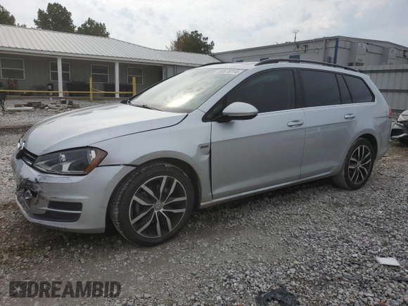 2016 Volkswagen Golf SportWagen TSI S with VIN 3VWC17AU0GM520952, listed as a Copart auction lot 66576714 with 72,913 mi miles and Salvage Title. Bid and sale history available at carsss.com. Image 1.